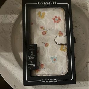 Coach iPhone 12 Pro Max & iPhone 13 pro max folio phone case